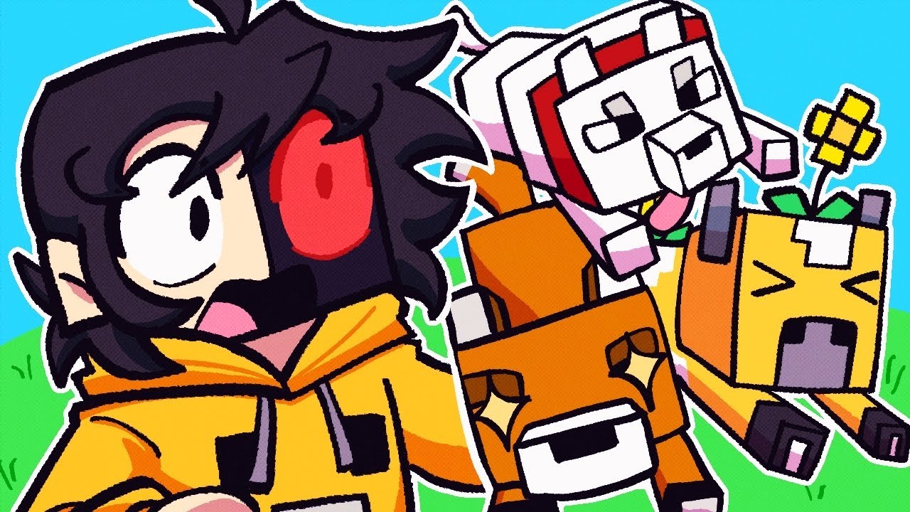 Minecraft But My FRIENDS are ANIMALS! - YouTube
