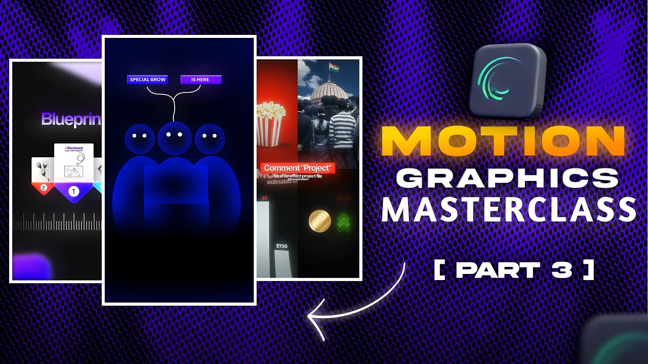 Motion GRAPHICS Editing On Mobile Like PC [ Part 3 ] - YouTube