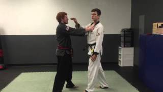 Two Steps Lapel Grab