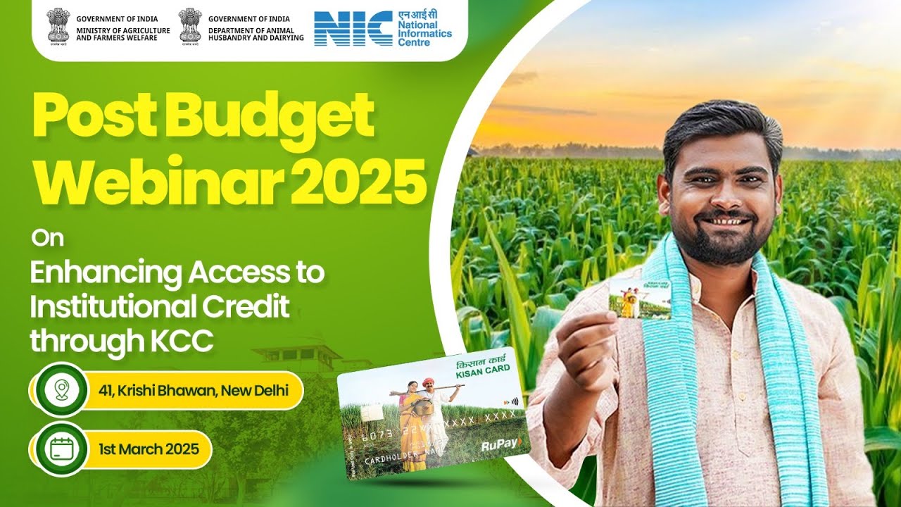 Post-Budget Webinar on “Agriculture and Rural Prosperity - YouTube