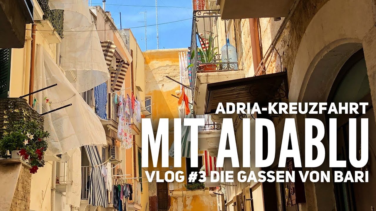 AIDA Vlog #3: Adria mit AIDAblu - Die Gassen von Bari