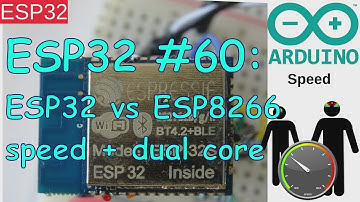ESP32 #60: ESP32 vs ESP8266 Speed Comparison and Arduino Dual Core Speed