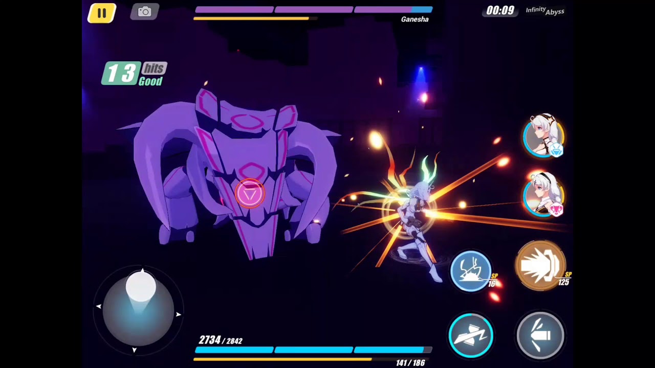 Honkai Impact 3 - Abyss run, 2 floors (No Commentary)