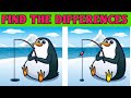 Find 5 differences between two pictures  spot the differences   riddle hunt