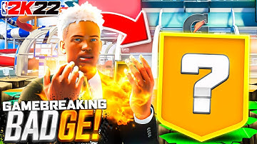 The NEW GAMEBREAKING BADGE on NBA2K22...
