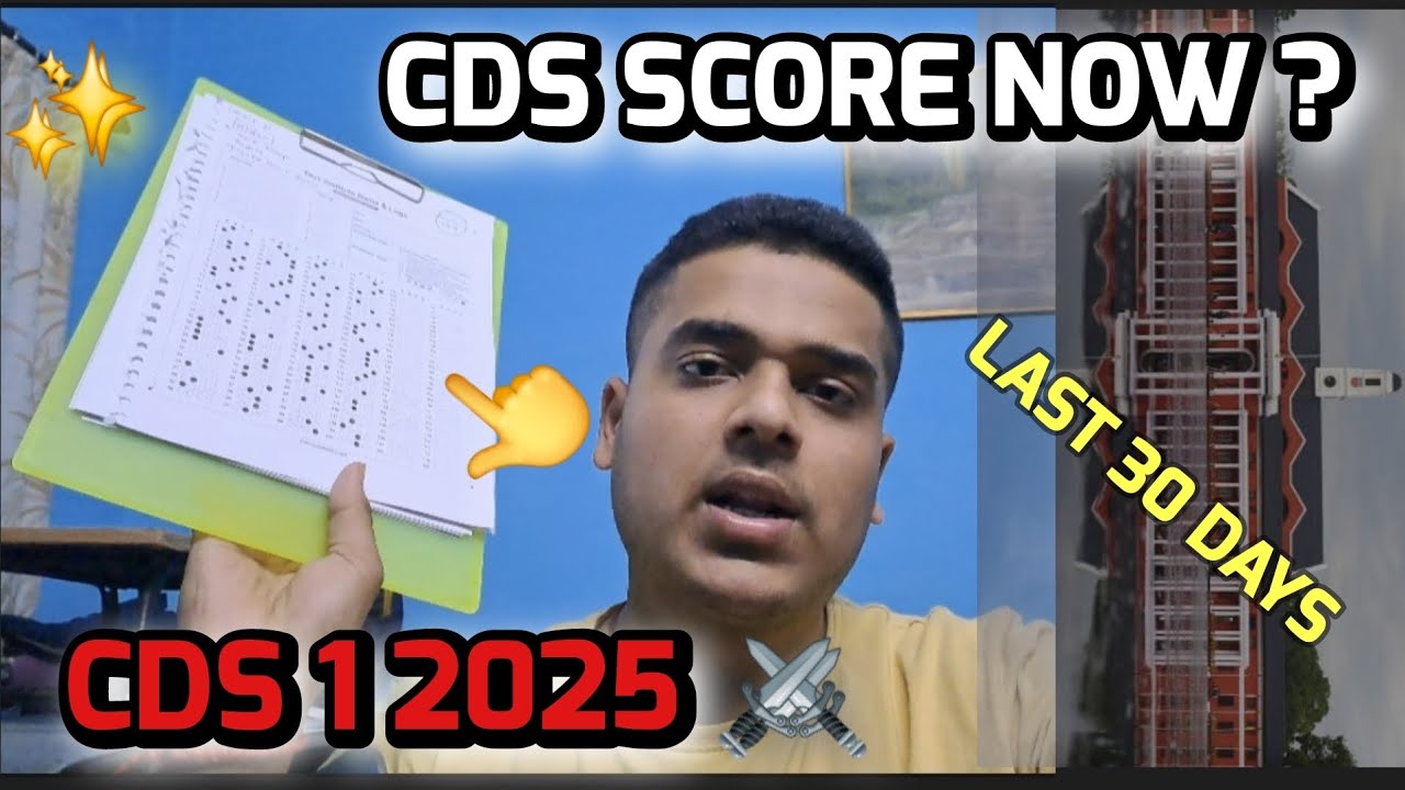 CDS LAST 30 DAYS PUSH 😊 | CDS 1 2025 PREPARATION VLOG ️ | UPSC STUDY ...