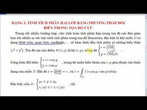 Video Tính tích phân hai lớp bằng phương pháp đổi biến trong... - youtube