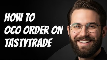 How to OCO Order on Tastytrade