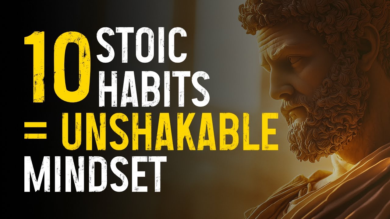 10 Stoic Habits That Will Make You Unshakable in Life | Stoicism - YouTube