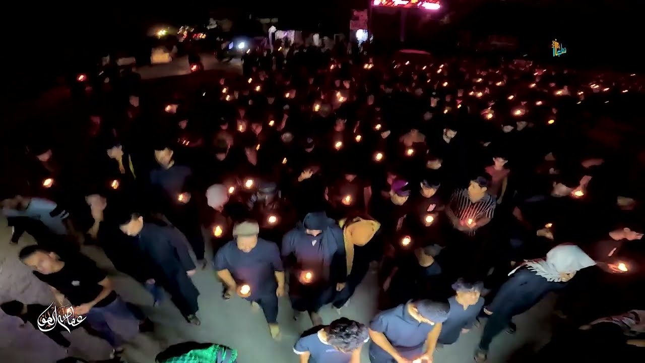 مسيرة شموع يوم الوحشة || موكب عطاشى الطف|| ملا سلام الركابي || ذي قار قضاء الفجر 1445