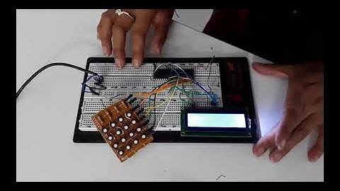 Teclado matricial y LCD con PIC 16f877A