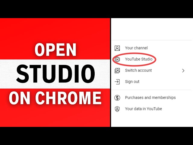 How to Open  Studio on Chrome 