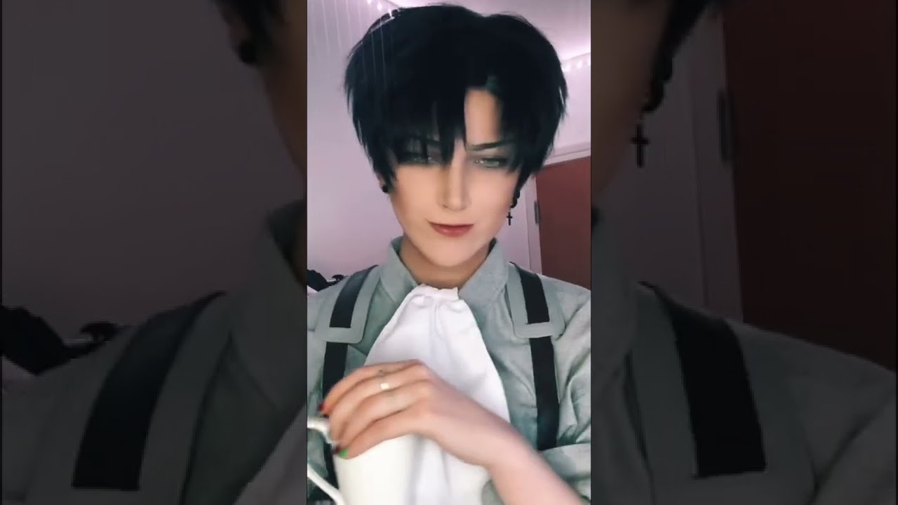 @.AyoItsLani Anyone fancy a cuppa? #Levi #levicosplay #cosplayer #attackontitan