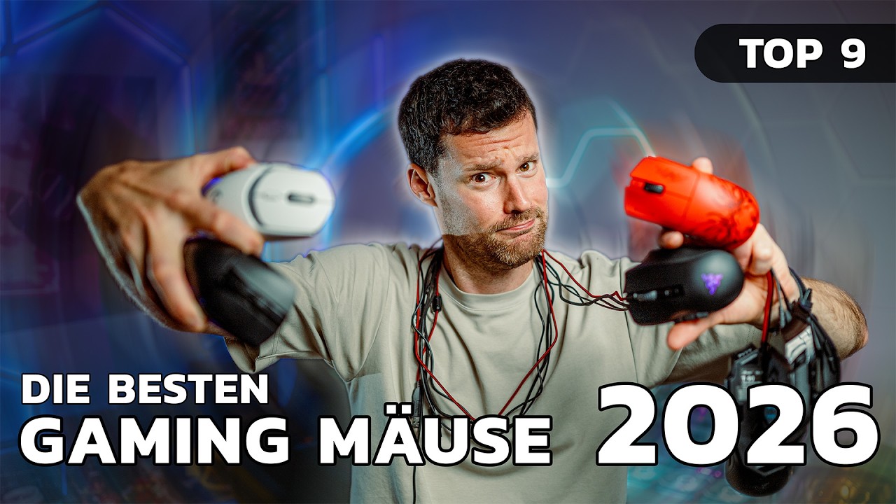 Die besten Gaming-Mäuse 2026 | TOP 9 | Test, Kaufberatung & Empfehlungen