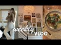 VLOG: Building a Gallery Wall, boyed Fall 2021 Haul, Vegan Italian Wedding Soup | Delaney Childs