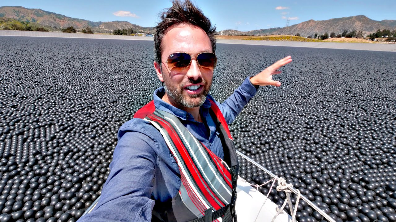 Why Are 96,000,000 Black Balls on This Reservoir? - YouTube