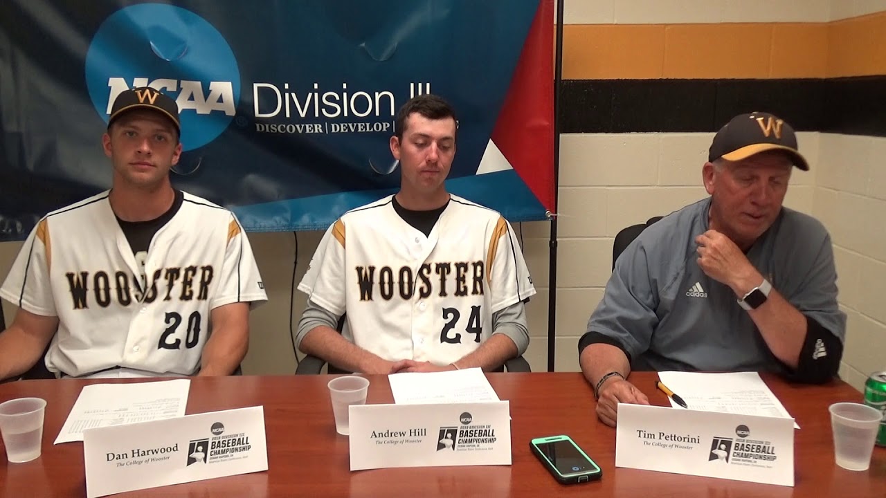 Wooster Press Conference 2019 NCAA DIII Baseball Regional YouTube