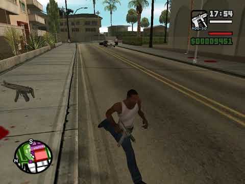 Victory in 01:30? Gang war and Riot in gta san andreas only using sniper rifle 175