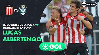 Lucas Albertengo (1-0) Estudiantes LP vs Gimnasia LP | Fecha 22 - Superliga Argentina 2018/2019