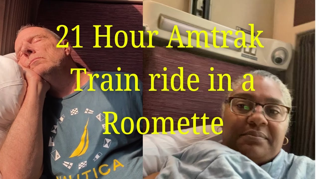 21 Hour Amtrak Train Ride In A Roomette, and meet our little friend