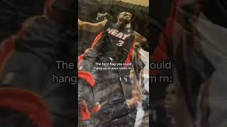The best Lebron and Dwayne Wade flag for your room #lebron #nba #basketball #wallart #decor #flag