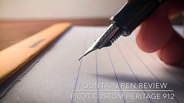 1-year Fountain Pen Review | Pilot Custom Heritage 912