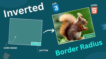 CSS Hack: Create Inverted Border Radius Card using HTML and CSS.