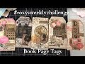 #roxysweeklychallenge​ | Tutorial | Making Super Fast Book Page Tags