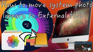 How to move System Photo Library to an external HDD:iCloud Photo Setting:Disk Space by Daisy Disk