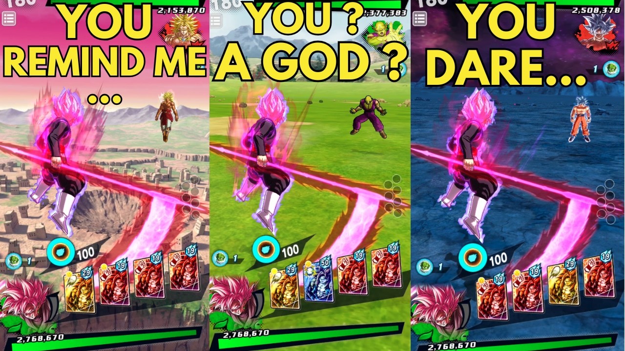 ULTRA Super Saiyan Rosé Goku Black Quotes & Interactions! Dragon Ball Legends 2026 Quotes