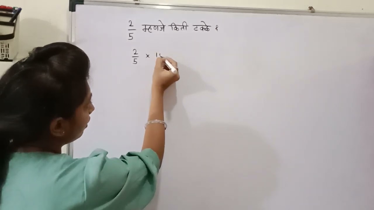 Fraction into Percentage Without Calculator 