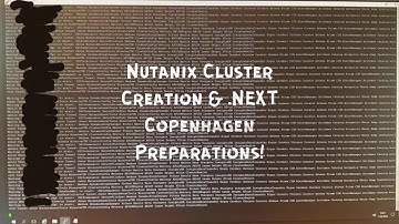 Nutanix Enterprise Cloud Cluster Creation