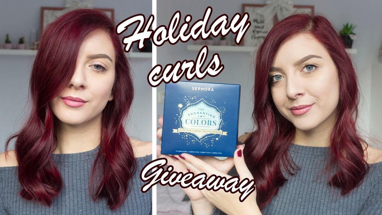 Vlogmas #3 Празнична прическа ♥ Небрежни вълни + НАГРАДИ / GIVEAWAY