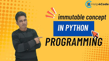 Why all fundamental datatypes are immutable #python #programming #immutable