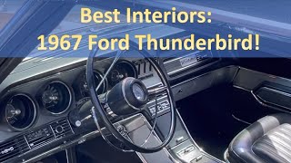 Best Automotive Interiors: 1967 Ford Thunderbird and Its Tilt-a-Way Wheel!