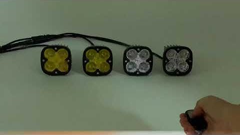 Mini 3" single color strobe LED work light pods for Off-road Truck waterproof fog light Trucks