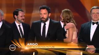 The Cast of "Argo" wins "Outstanding Cast in a Motion Picture" @ SAG Awards 2013