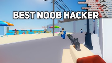 Destroying lobbies as a "Noob Hacker" in Roblox Arsenal