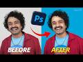 Professional face retouching A to Z | Hair Masking face retouching in Photoshop | Advanced Tutorial