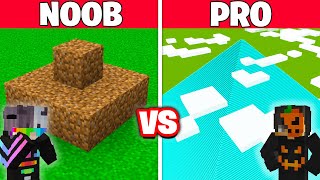 NOOB vs PRO: EN GÜVENLİKLİ PİRAMİT YAPI KAPIŞMASI!  Minecraft