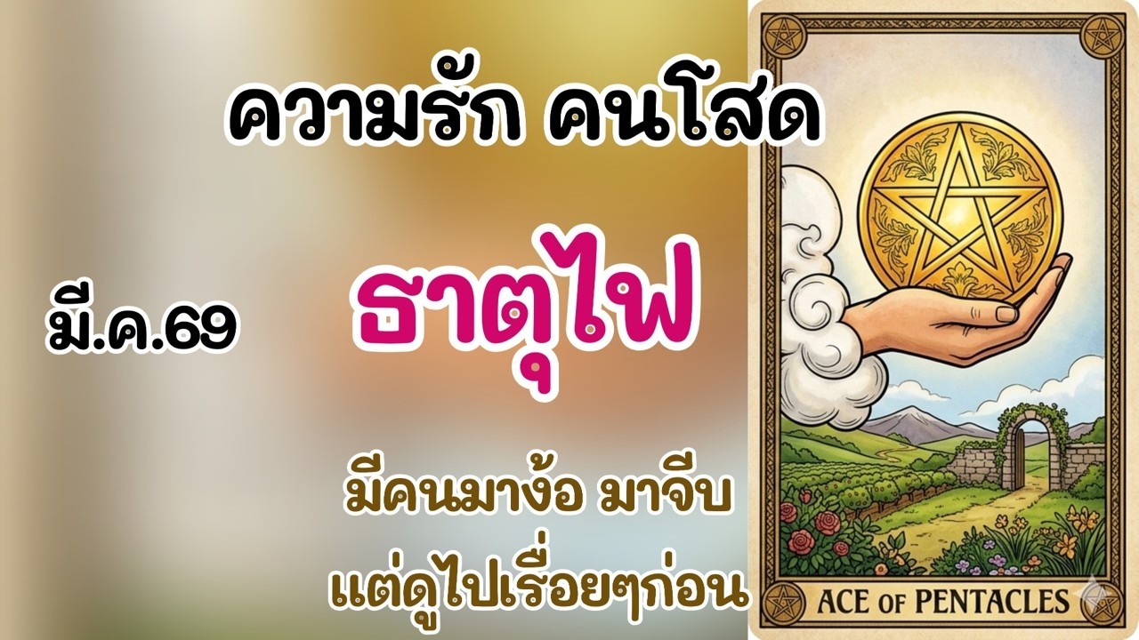 ความรักคนโสด #ธาตุไฟ มี.ค.69 : มีคนมาง้อ มาจีบ แต่ดูไปเรื่อยๆก่อน