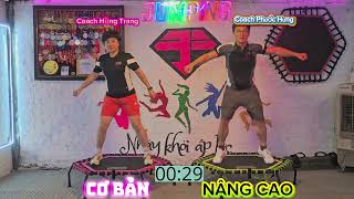 Cấp độ 3 jumping dance(bạt nhún trampoline) siêu đốt mỡ 