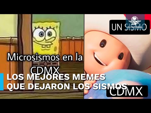 Ola de memes por microsismos en CDMX se desata en redes