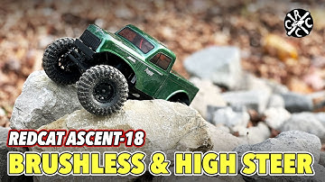 Redcat Ascent-18 Brushless High Steer Power Wagon.