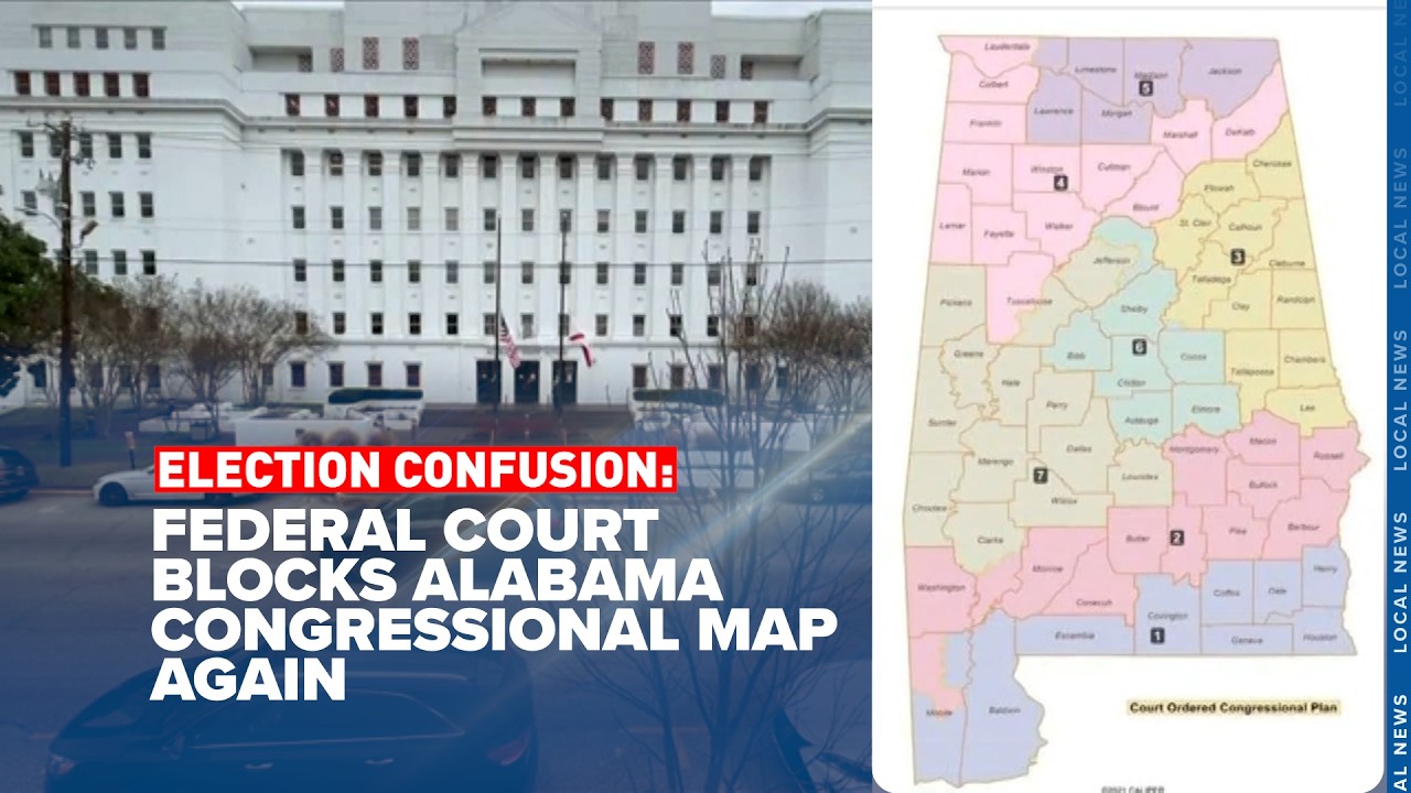 Federal court blocks Alabama congressional map again amid election ...