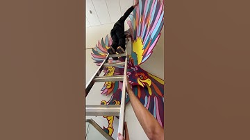 New Mural for Wake Tech Libraries #shorts #waketech #library