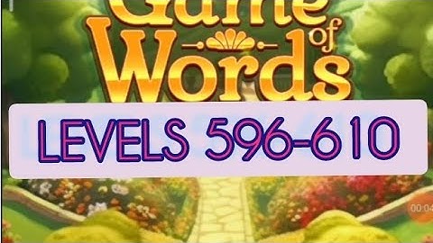GAME OF WORDS LEVEL 596-610 #vocabularywords #vocabularybuilding #vocabularylesson