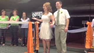 Family of 22 Amie and Joe Belnap Get Married on a Tennis Court - Cute!