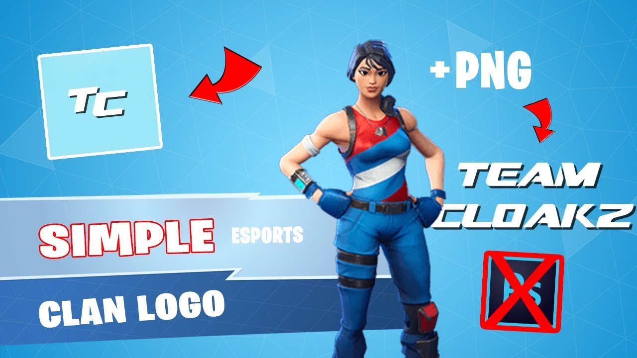 How To Make Your Own Fortnite Clan Logo Png No Photoshop Pixlr Youtube