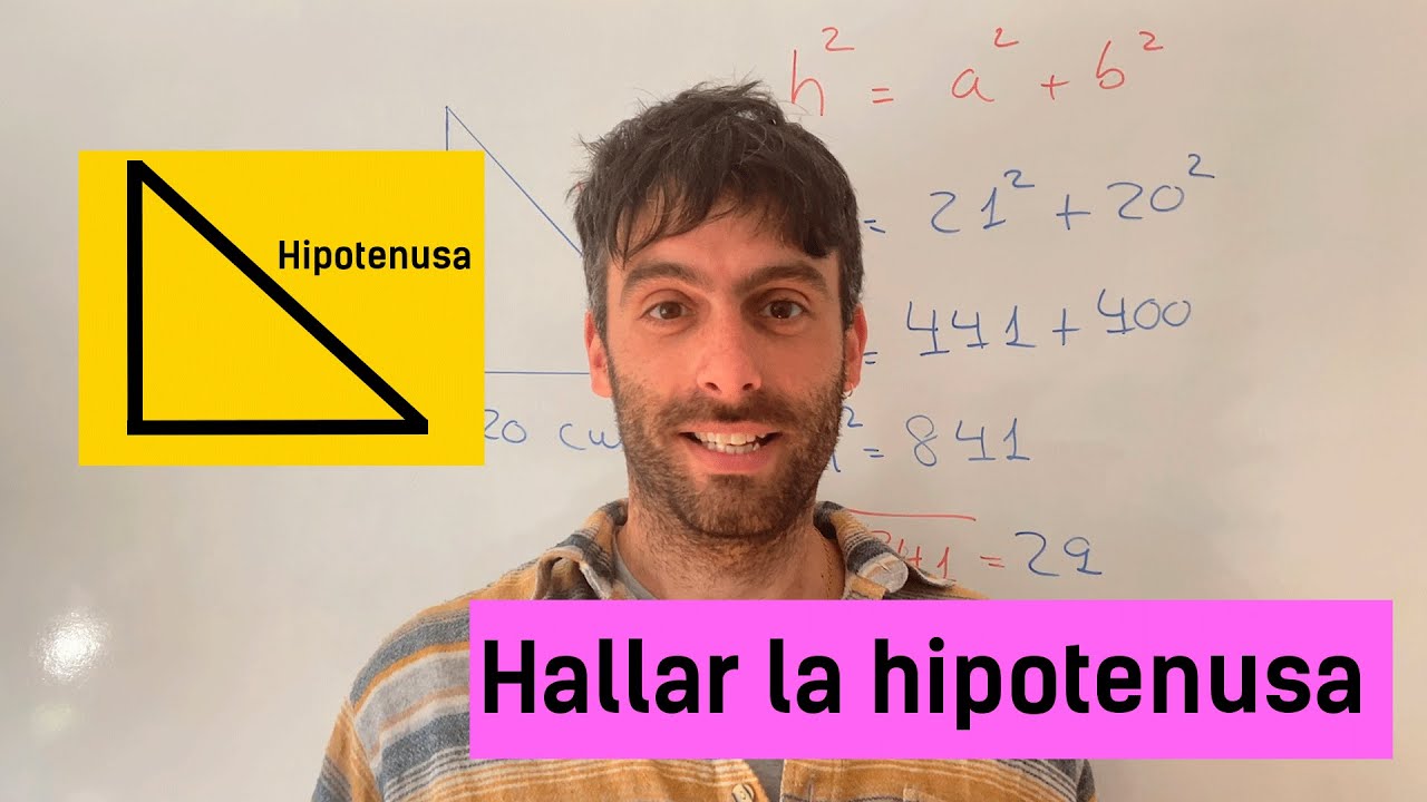 Calcular la Hipotenusa Teorema de Pitágoras YouTube